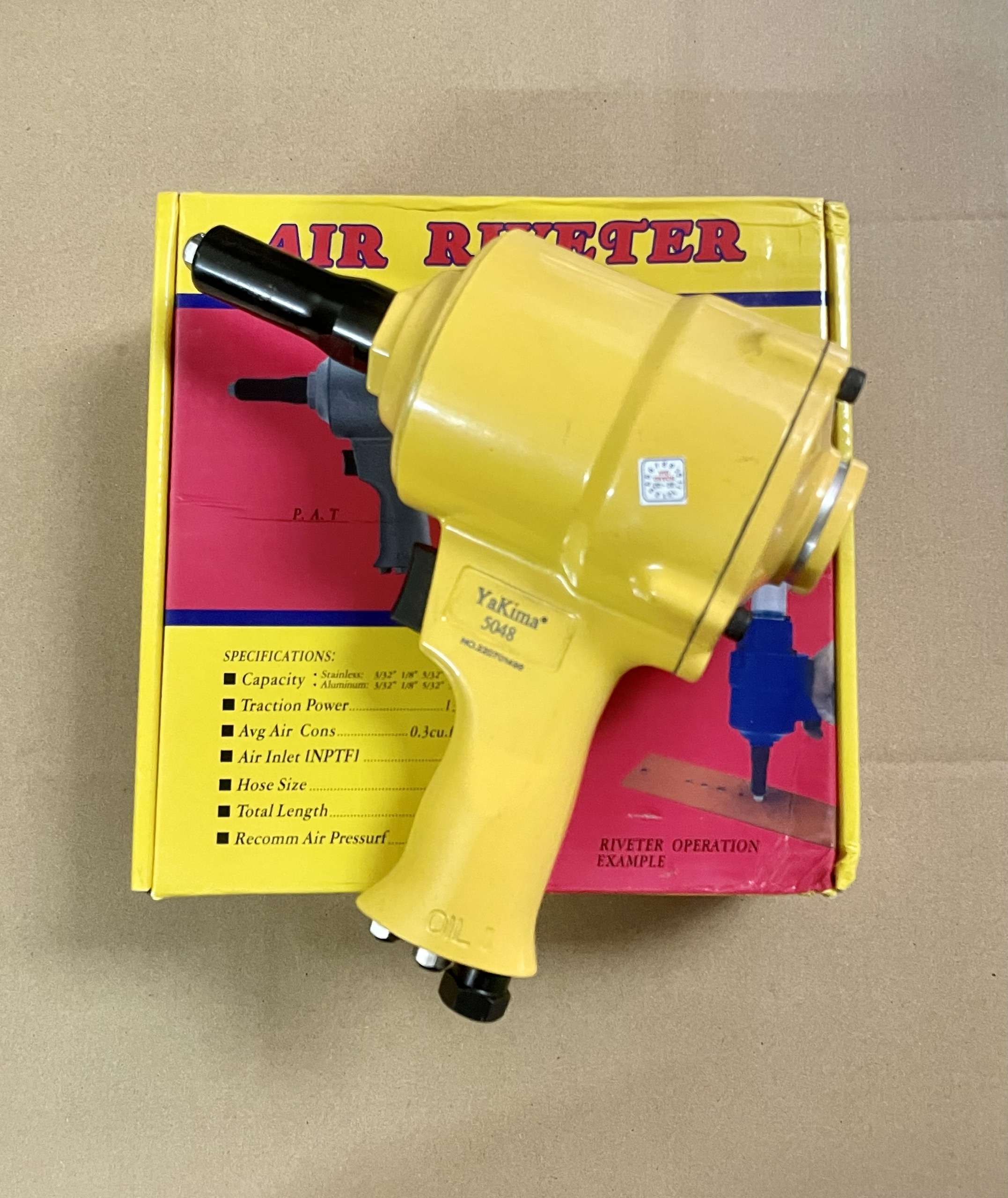 [BH 12 tháng] Súng bắn đinh rút (đinh tán- rive) bằng hơi Air Riveter