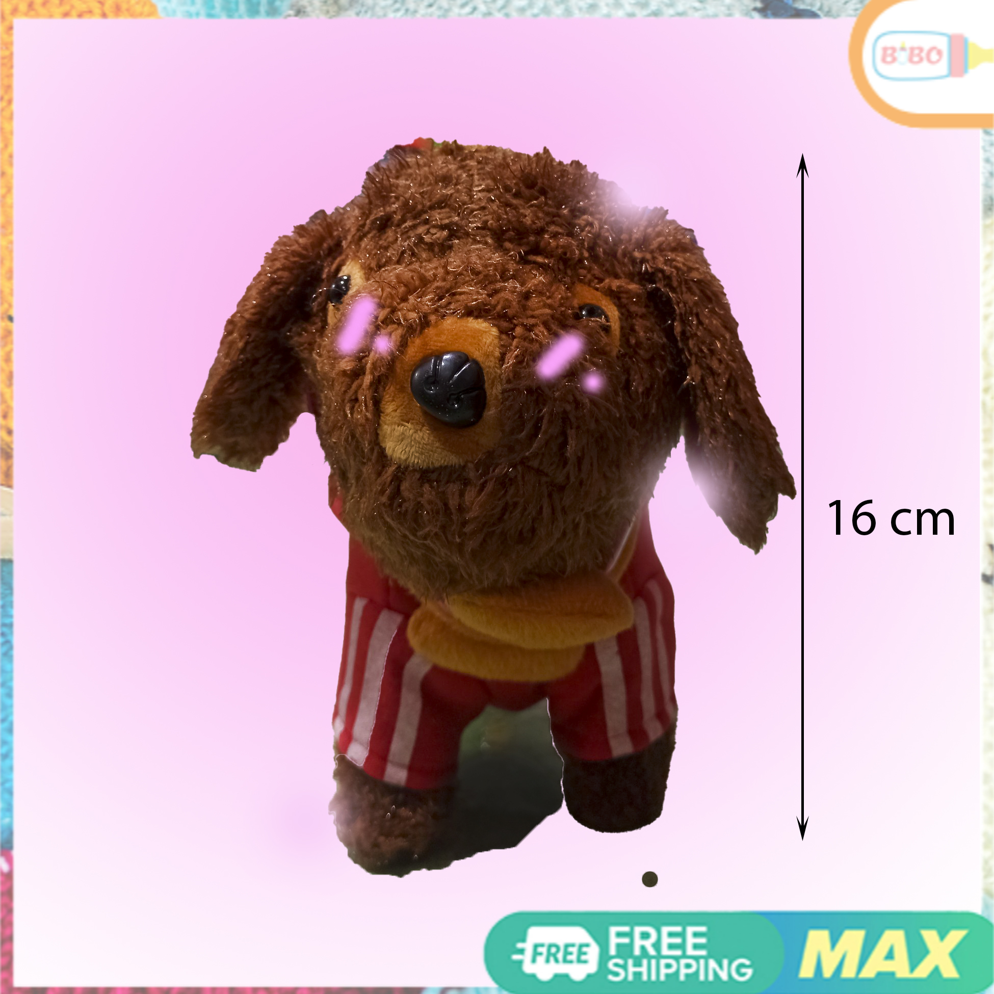 Bộ sưu tập gấu bông đáng thương - chó poodle kêu chít chít, gấu bông thú dễ thương
