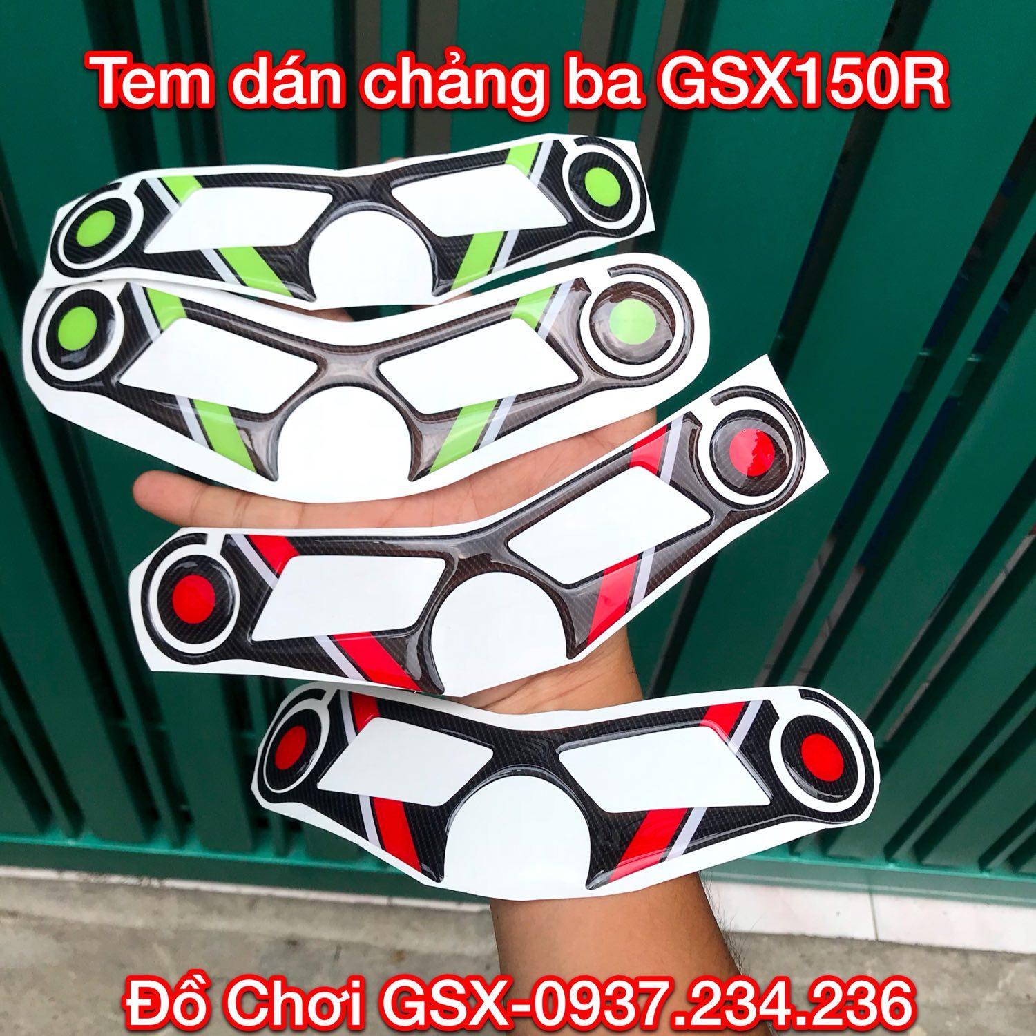 Tem dán chảng ba GSX150 - GSX150R