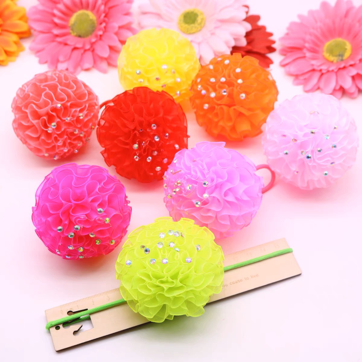 Dây Cột Tóc Bông Cho Bé Siêu Xinh-phukienteen