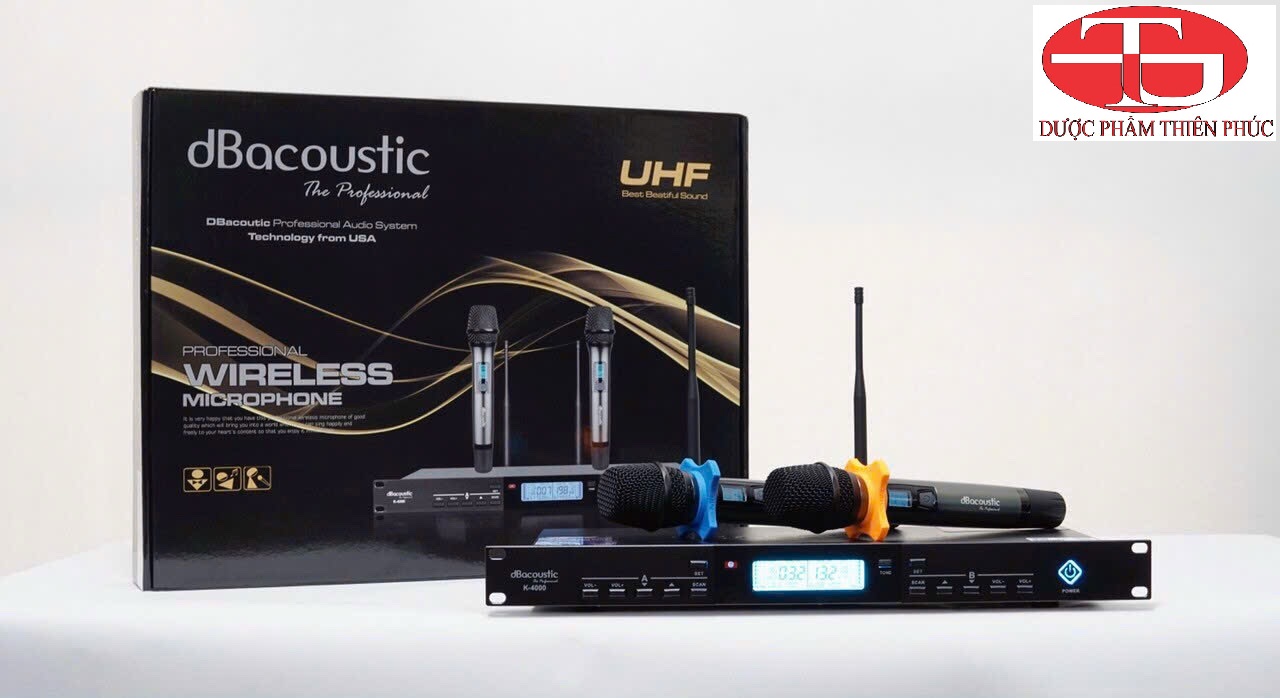 Micro không dây db acoustic k4000 - hàng chính hãng 2023 - công ty thiên phúc