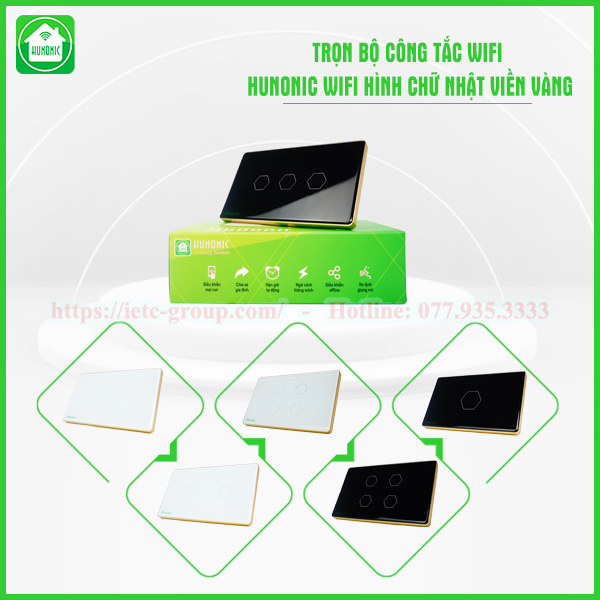 Công Tắc Cảm Ứng Wifi Hunonic - Hàng chính hãng Hunonic