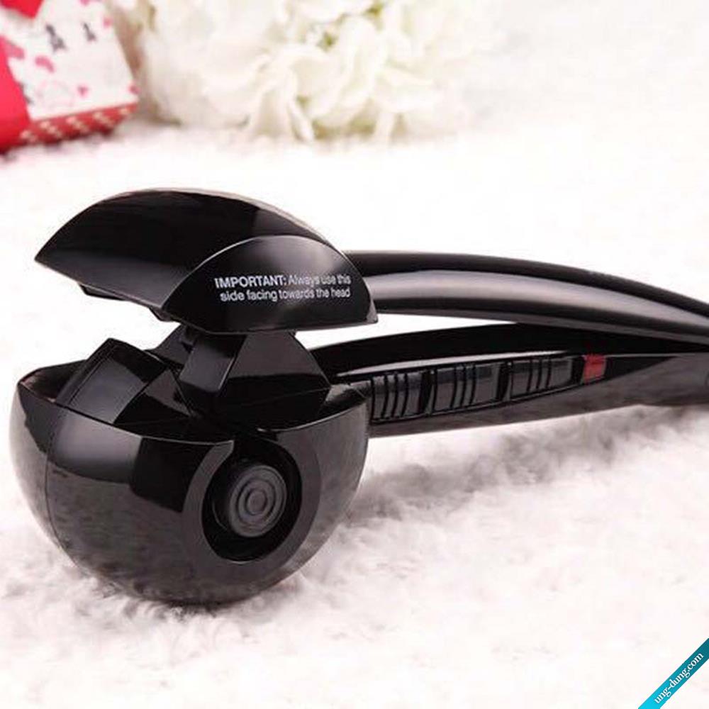 Máy Uốn Tóc Xoăn, Máy Uốn Tóc Lọn, Máy Uốn Tóc Tự Động Thiết Kế Thông Minh Uốn Tóc Xoăn Dễ Dàng Chỉ Trong 3 Phút, Chất Liệu Hợp Kim Bọc Nhựa Cách Nhiệt An Toàn - Mẫu Mới 2019, Uy Tín, Bảo Hành Lỗi 1 Đổi 1.