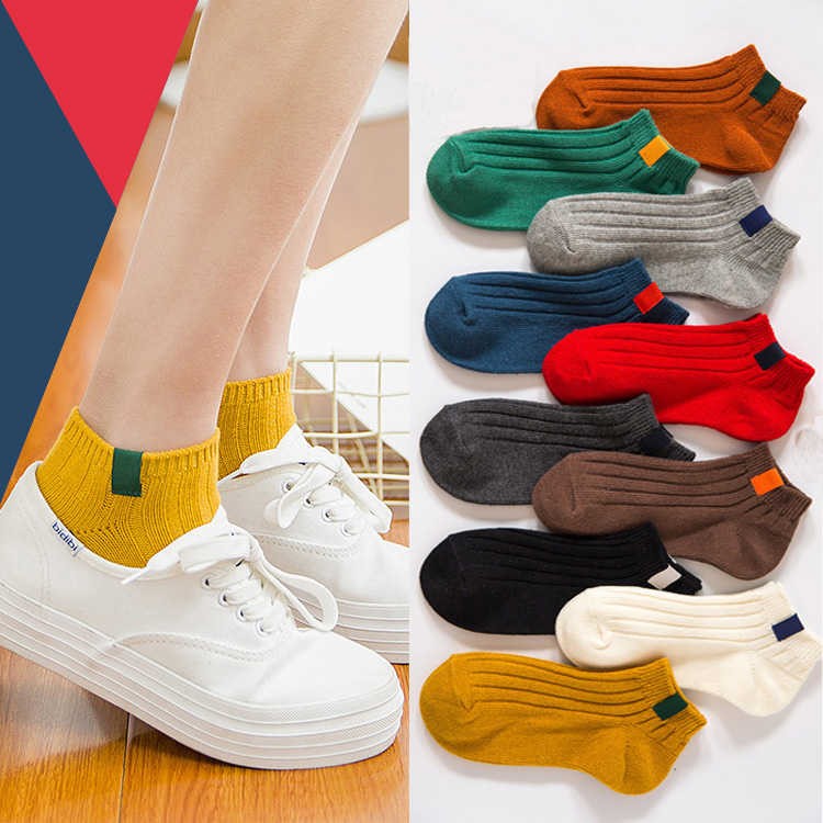 Tất vớ nam nữ gân tăm len hàn quốc