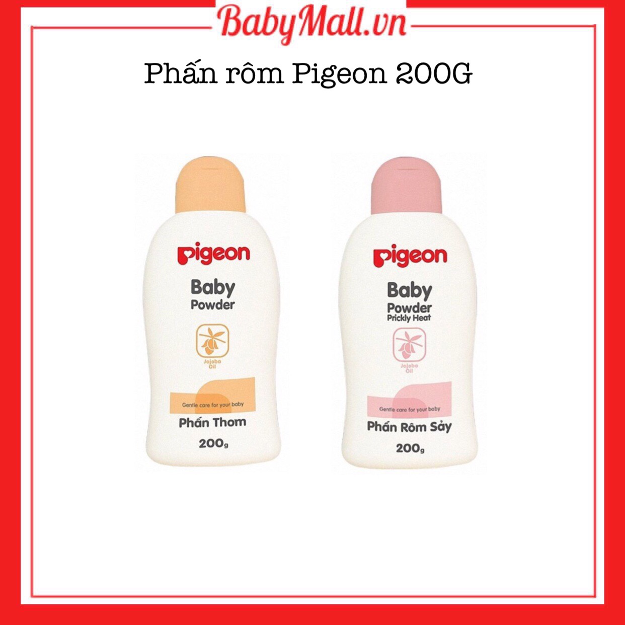 Phấn rôm Pigeon 200G Babymall.vn