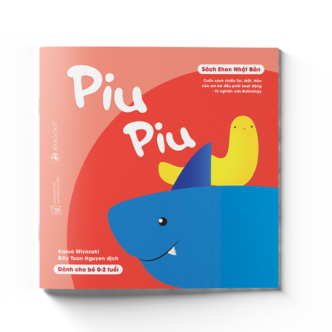 Sách - ehon nhật bản - ấn tượng của piu piu - piu piu - dành cho trẻ từ 0 - 2 tuổi