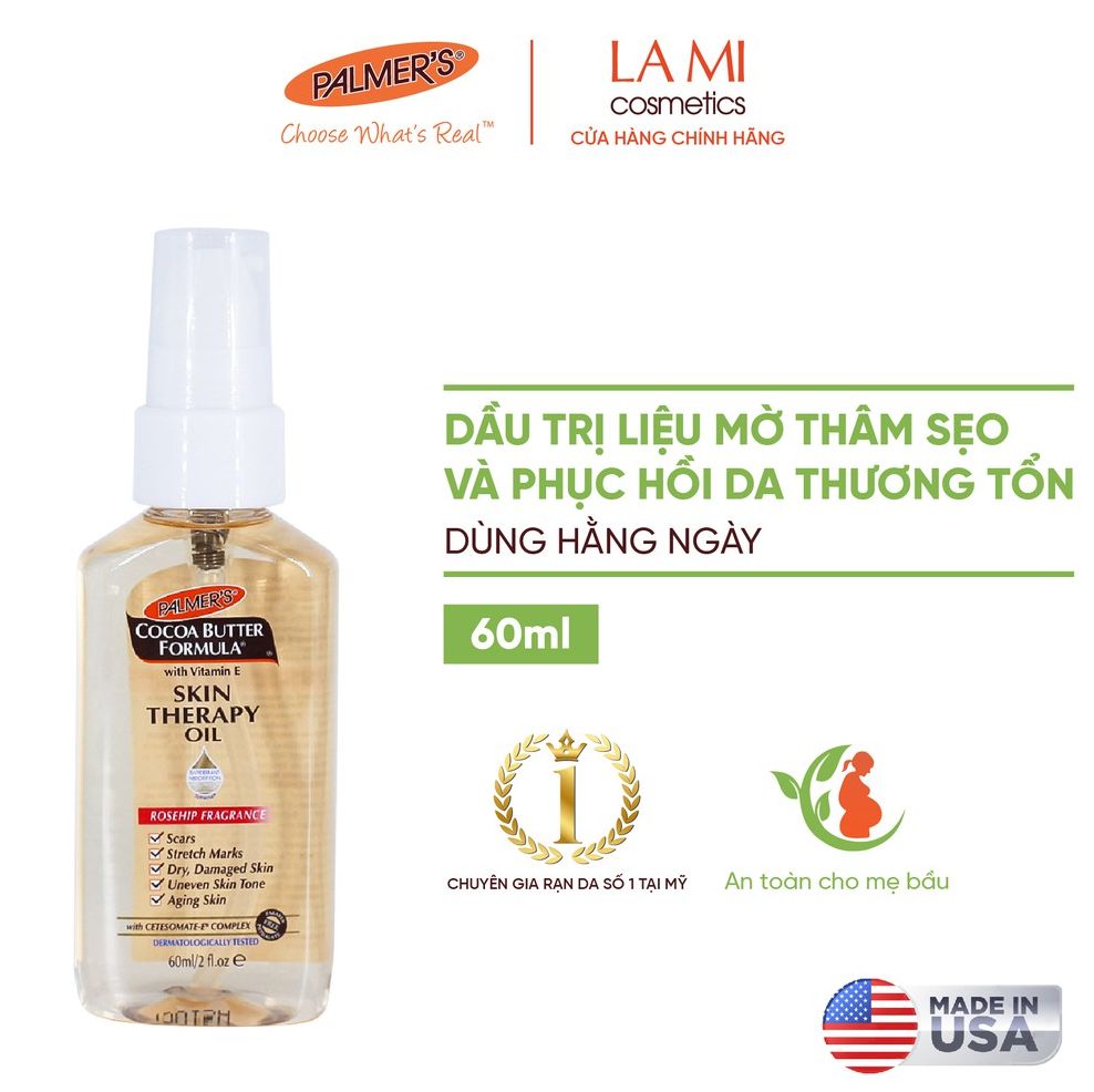 [Mini Size] Dầu trị liệu dưỡng da toàn thân Palmer's 60ml