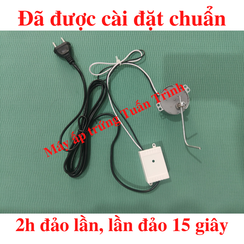 Bộ hẹn giờ kèm motor đảo trứng, 2 giờ đảo lần, lần đảo 15 giây