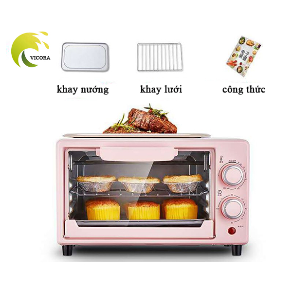 Lò Nướng Tích Hợp Chảo Rán Đa Năng SALAY, Lò Vi Sóng, Lò Nướng Điện Rã Đông, Lò Nướng Bánh, Máy Làm Bánh, Máy Nướng Bánh Mì, Lò Vi Sóng Mini, Lò Viba, Máy nướng, Lò Vi Sóng Có Nướng, Lò Nướng Tích Hợp Nhiều Tầng Công Suất Lớn 800W
