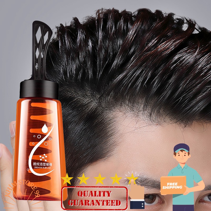 [GVT] Gel vuốt tóc kèm lược Keo tóc keo vuốt tóc nam cao cấp chai 280ml kèm lược tiện dụng thân thiện với mọi loại tóc - Lazano Shop