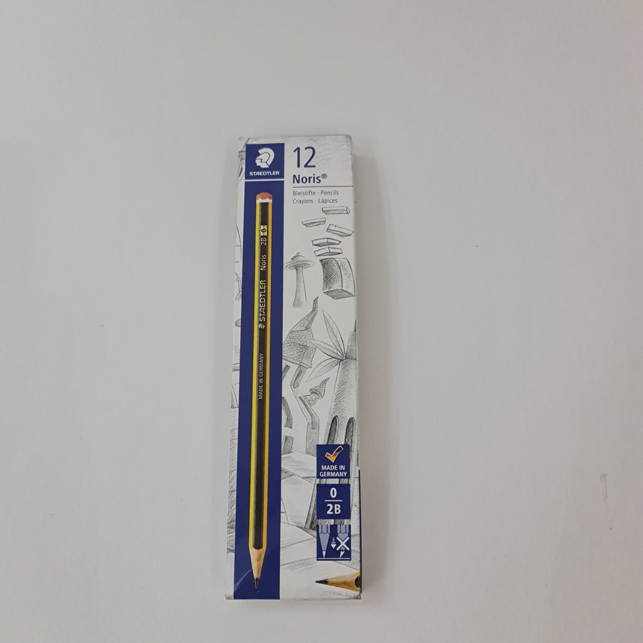 Staedtler hộp 12 cây bút chì noris 2b 120, đồ dùng văn phòng trường học | vpp minh phúc