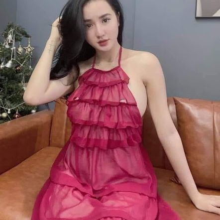 Đầm yếm tầng cổ yếm