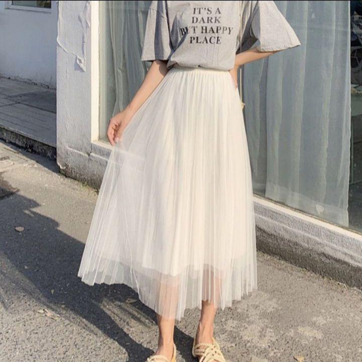 Chân váy ren công chúa Tulle 2 lớp xinh xắn, dễ thương 128-10B1