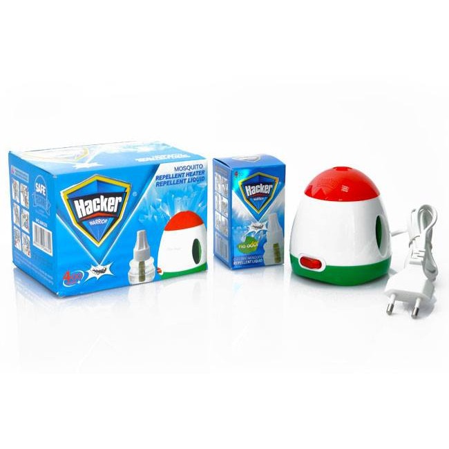 [SALE OFF ] Đèn Đuổi Muỗi Xông Tinh Dầu Hacker + Tặng Kèm 1 Hộp Tinh Dầu