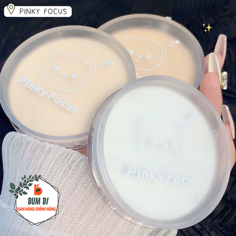 [HCM]Phấn phủ kiềm dầu dạng nén Pinky Focus che khuyết điểm da, Phấn phủ dạng nén kiểm soát dầu tối ưu chất phấn mỏng mịn - BUMSTORE