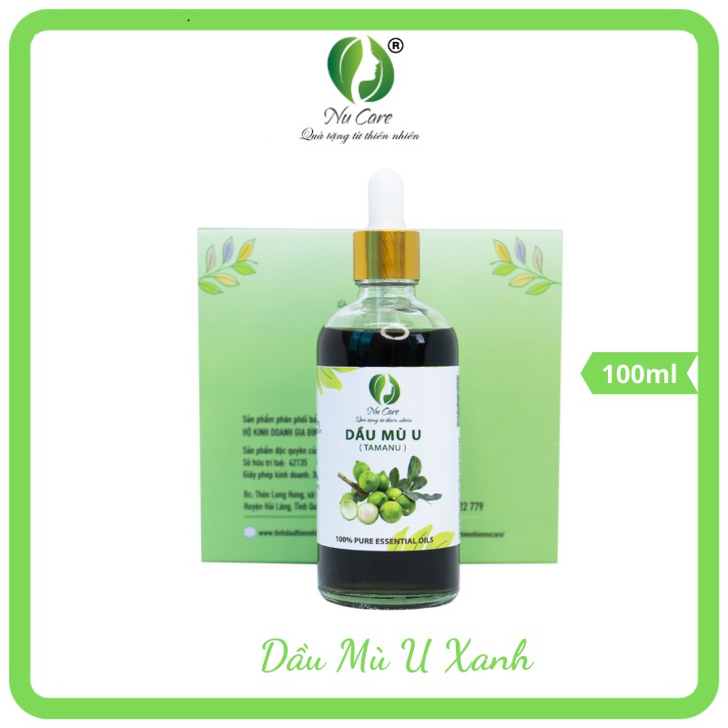 Dầu mù xanh nguyên chất 100ml nu care