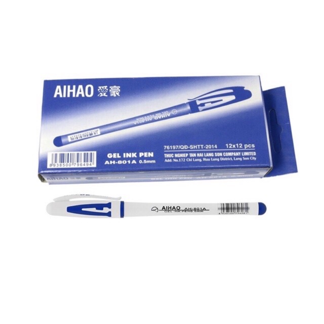[HCM]12 cây bút nước chữ A xanh  đỏ đen tím
