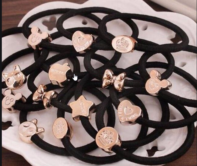 Combo 50 chun cột tóc hình dễ thương xinh xắn #cottoc