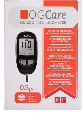 Máy đo đường huyết OG Care tặng 25 que thử + 25 kim chích máu