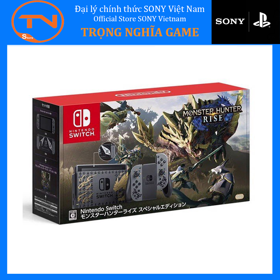 Máy Nintendo Switch Limited Monster Hunter Rise - Bảo hành 12 tháng