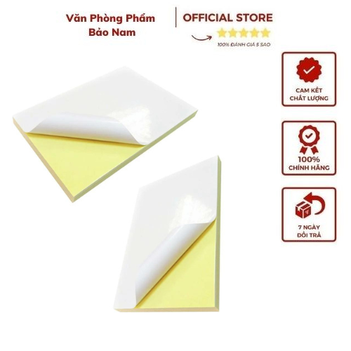 Giấy đề can a4 trắng - xấp 100 tờ dùng được nhiều loại máy in