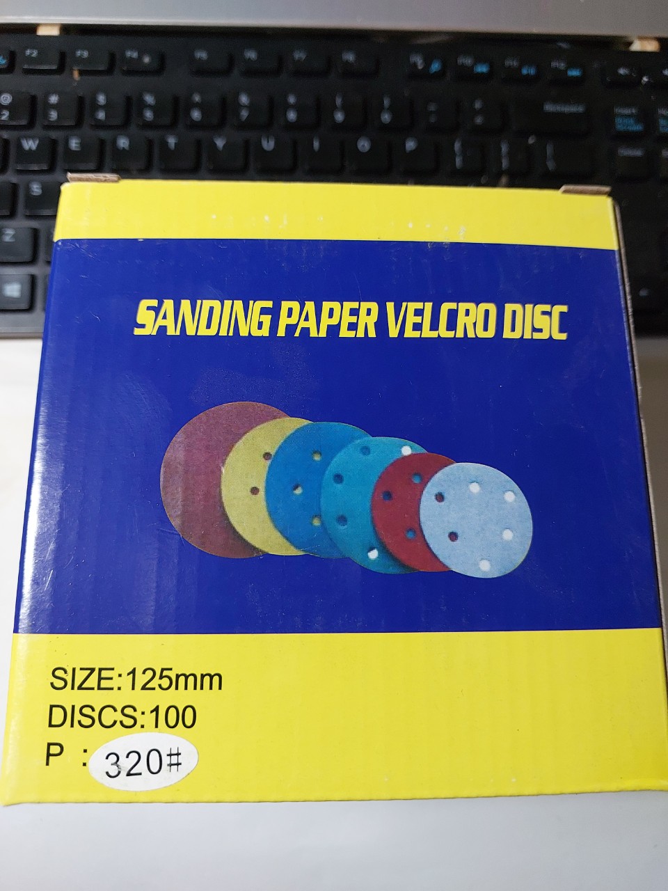 Giấy nhám dán tròn sanding phi 125mm