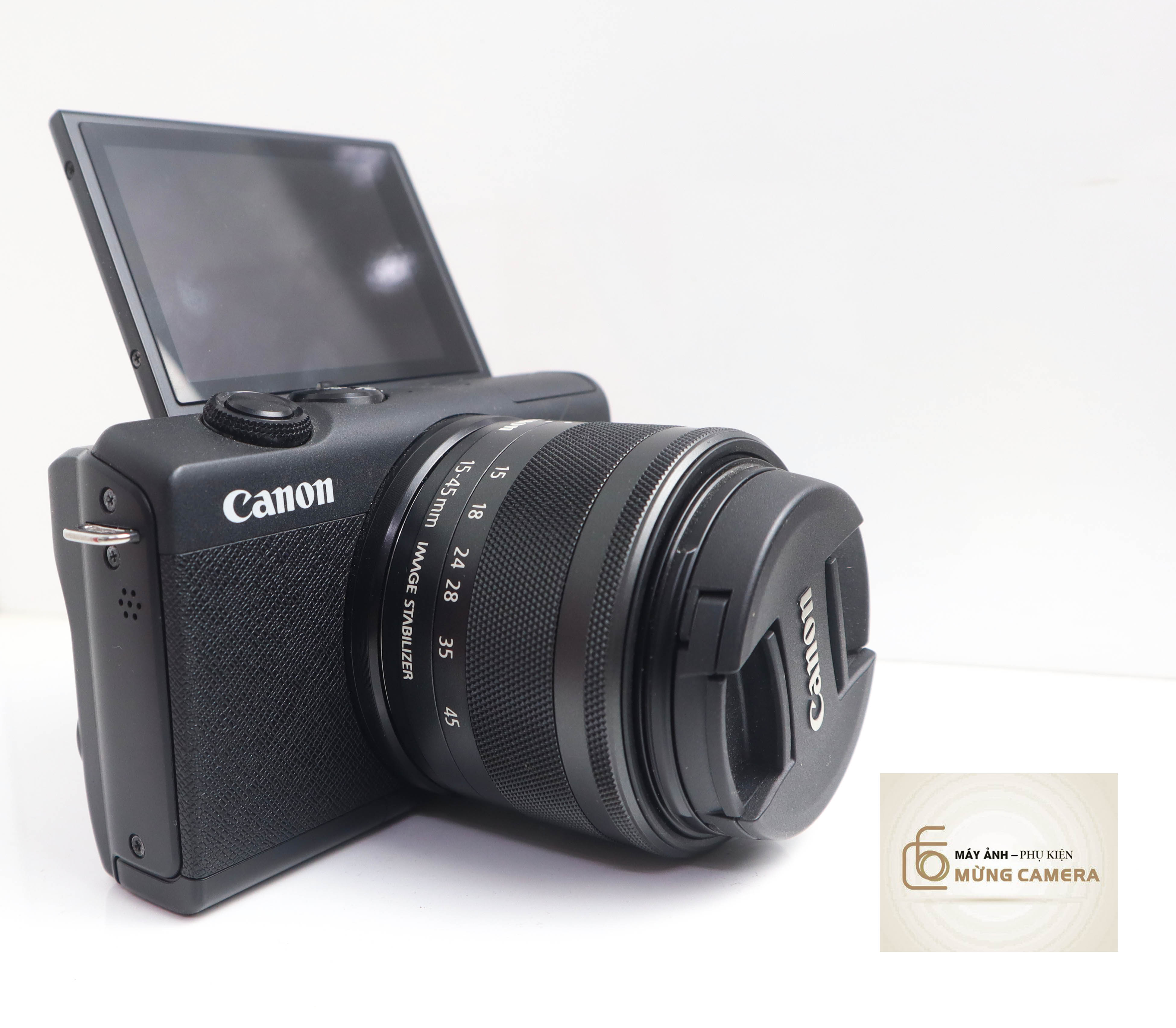 Máy ảnh canon eos m200 kit ef-m15-45mm f3.5-6.3 is stm