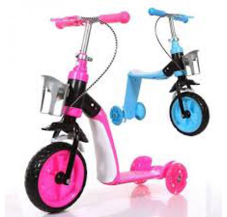 Xe Scooter cân bằng 3 bánh đa năng, xe tập đi - Xe trượt thông minh Scooter 2 in 1 cho bé