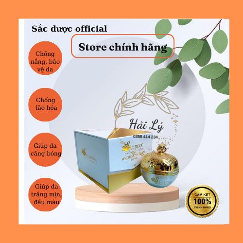 Kem face sắc dược- dưỡng trắng da kiêm chống nắng