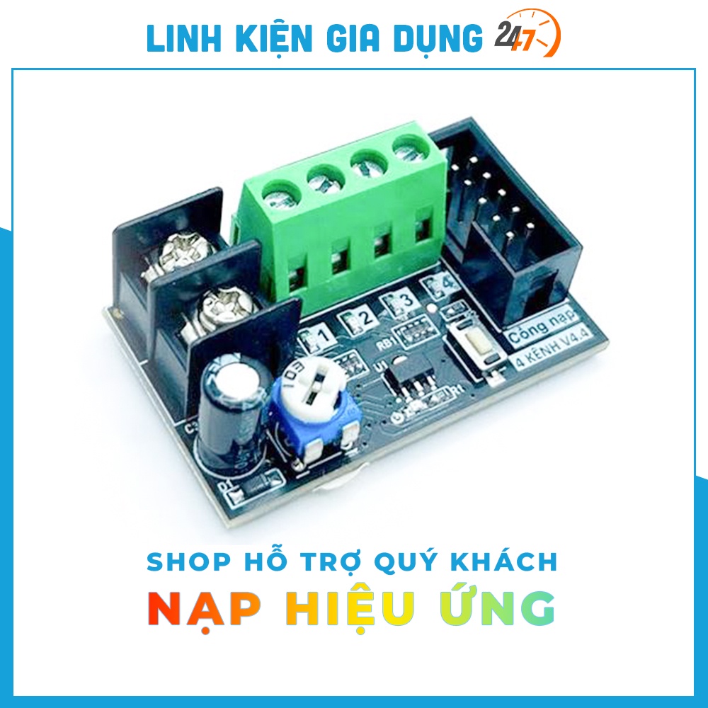 Mạch điều khiển led vẫy 4 kênh công suất 6A