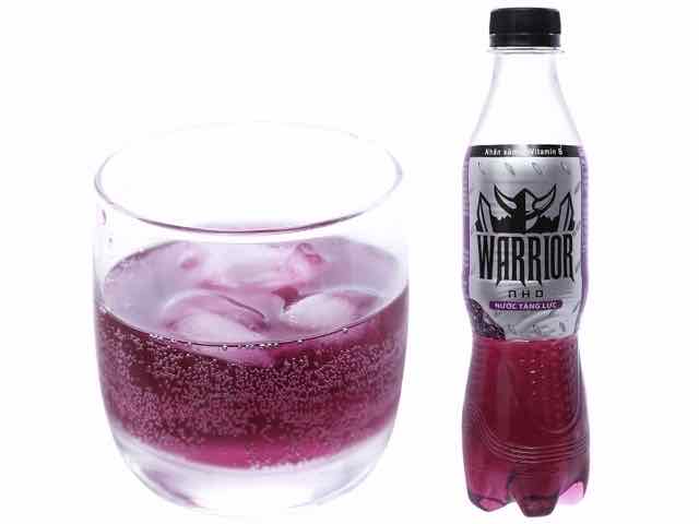 Lốc 6 chai nước tăng lực warrior nho thái 330ml