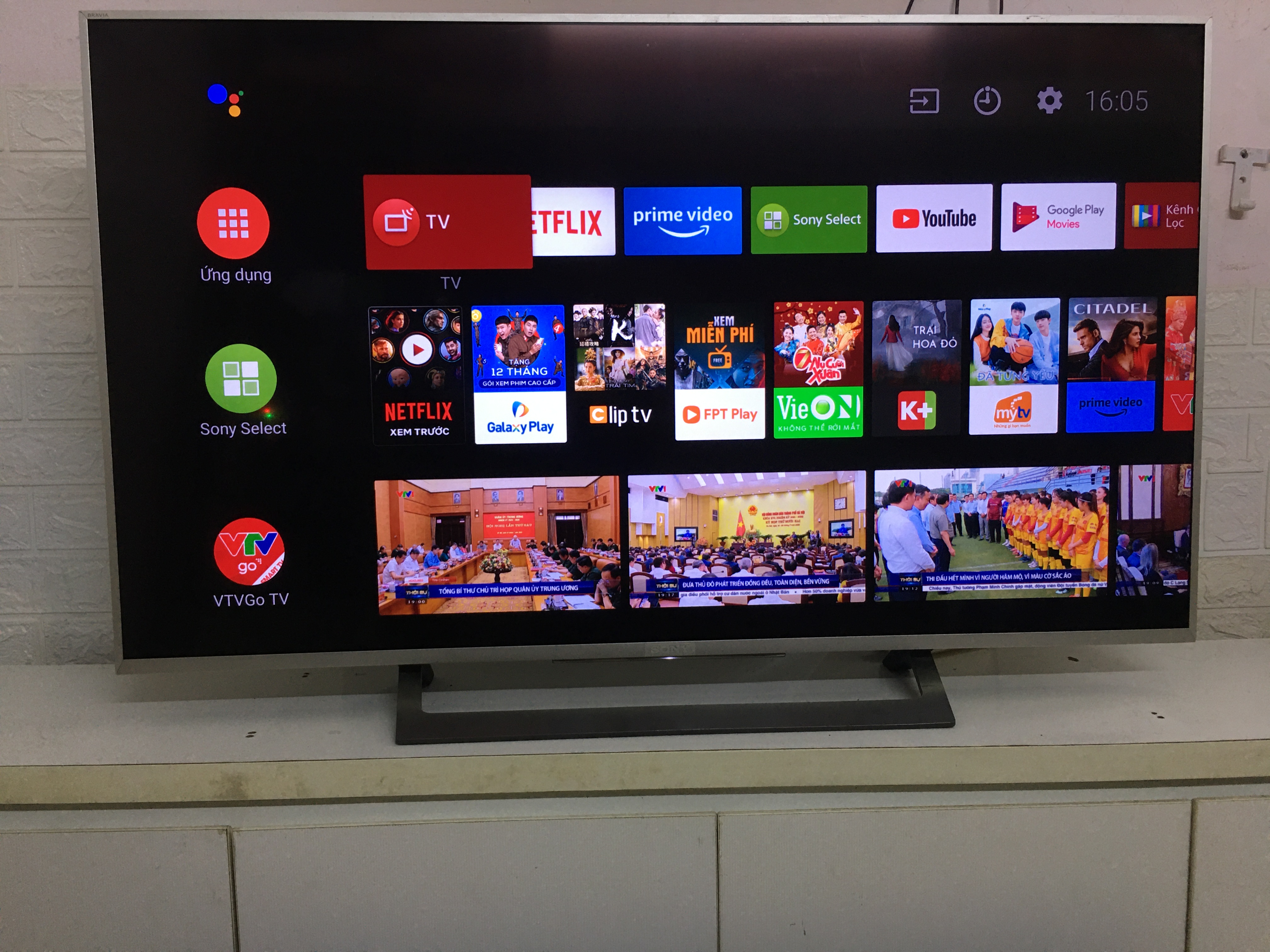 Thanh lý Android Tivi Sony 4K 49 inch KD - bắt wifi, youtobe và các ứng dụng xem truyền hình khác đảm bảo nguyên zin 100%