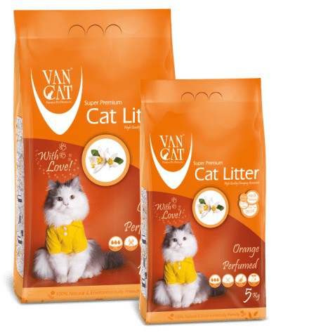 Cát vệ sinh cho mèo vancat thổ nhĩ kỳ 5kg - lót chuồng cho hamster - cam kết hàng đúng mô tả, chất lượng đảm bảo an toàn đến sức khỏe cho thú nuôi