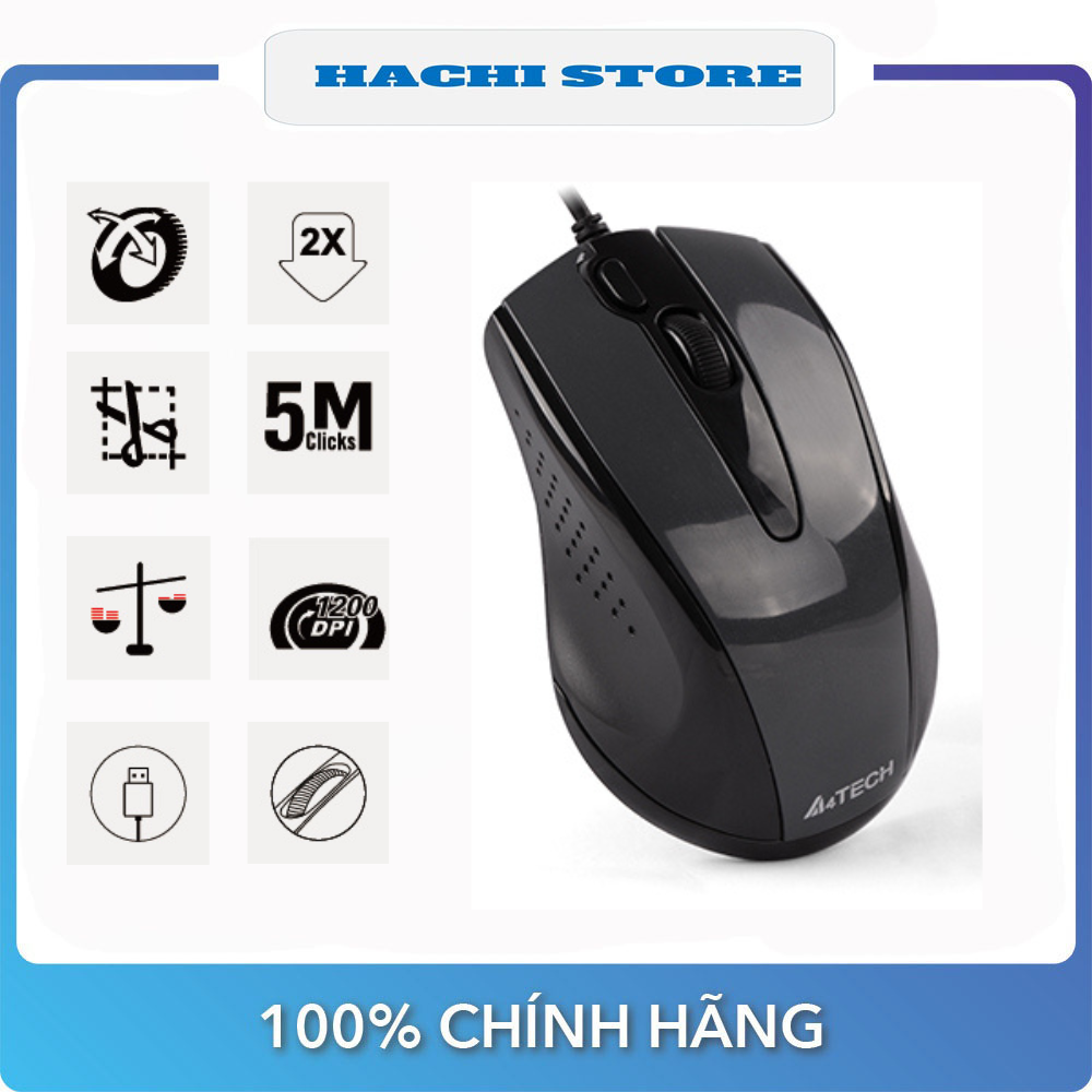 Chuột quang có dây a4tech n-500f - hàng chính hãng