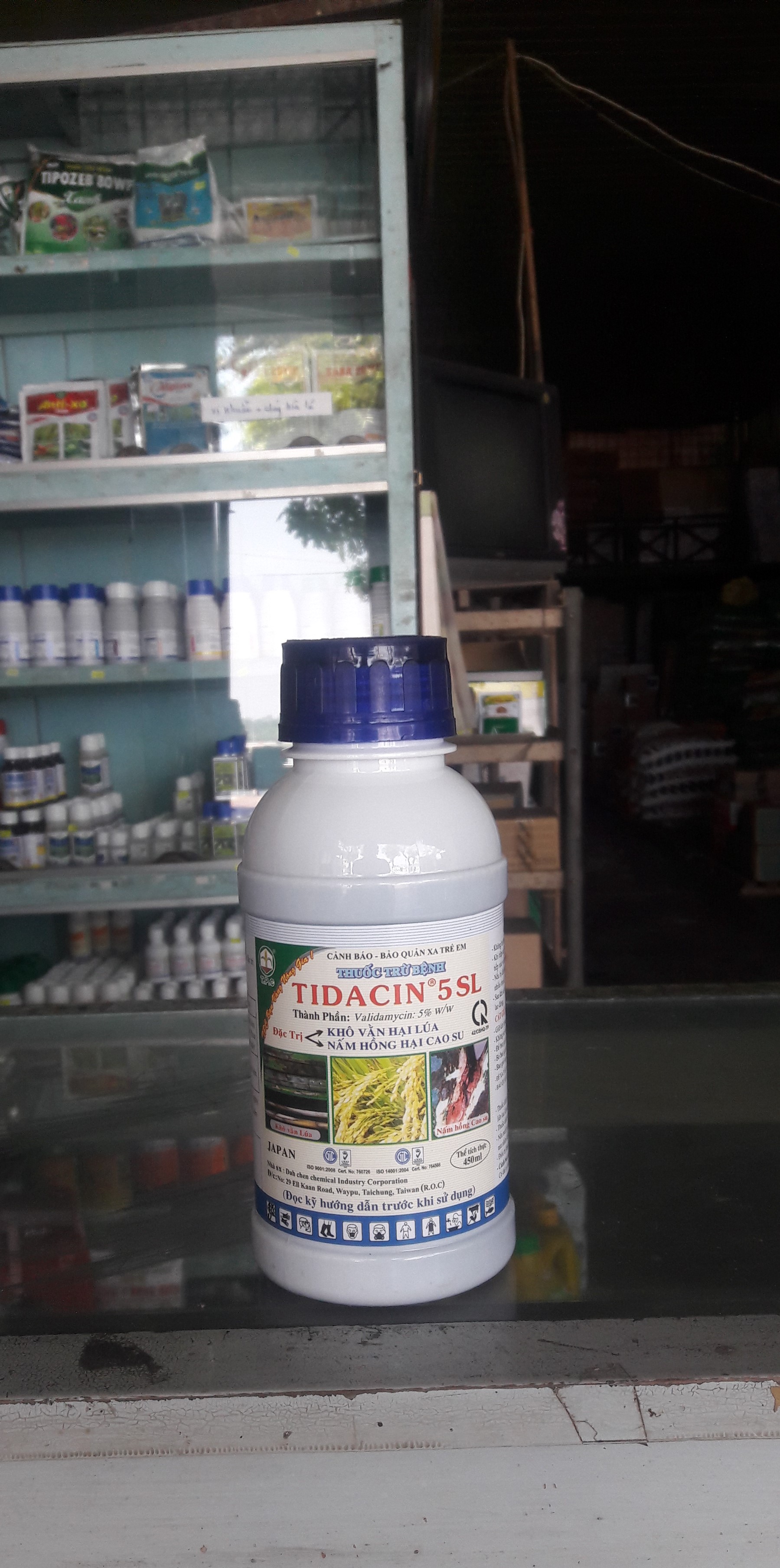 Thuốc trừ bệnh tidacin 5sl 450ml