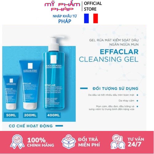Sữa rửa mặt la roche posay
