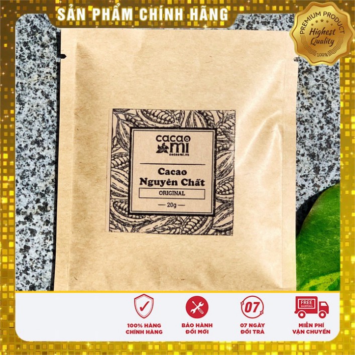 Cacao Nguyên Chất 100% Hỗ Trợ Giảm Cân 💝FREESHIP💝 Bột Cacao MI Uống Liền Ngon Có Giấy Chứng Nhận VSATTP 1 Gói Dùng Thử