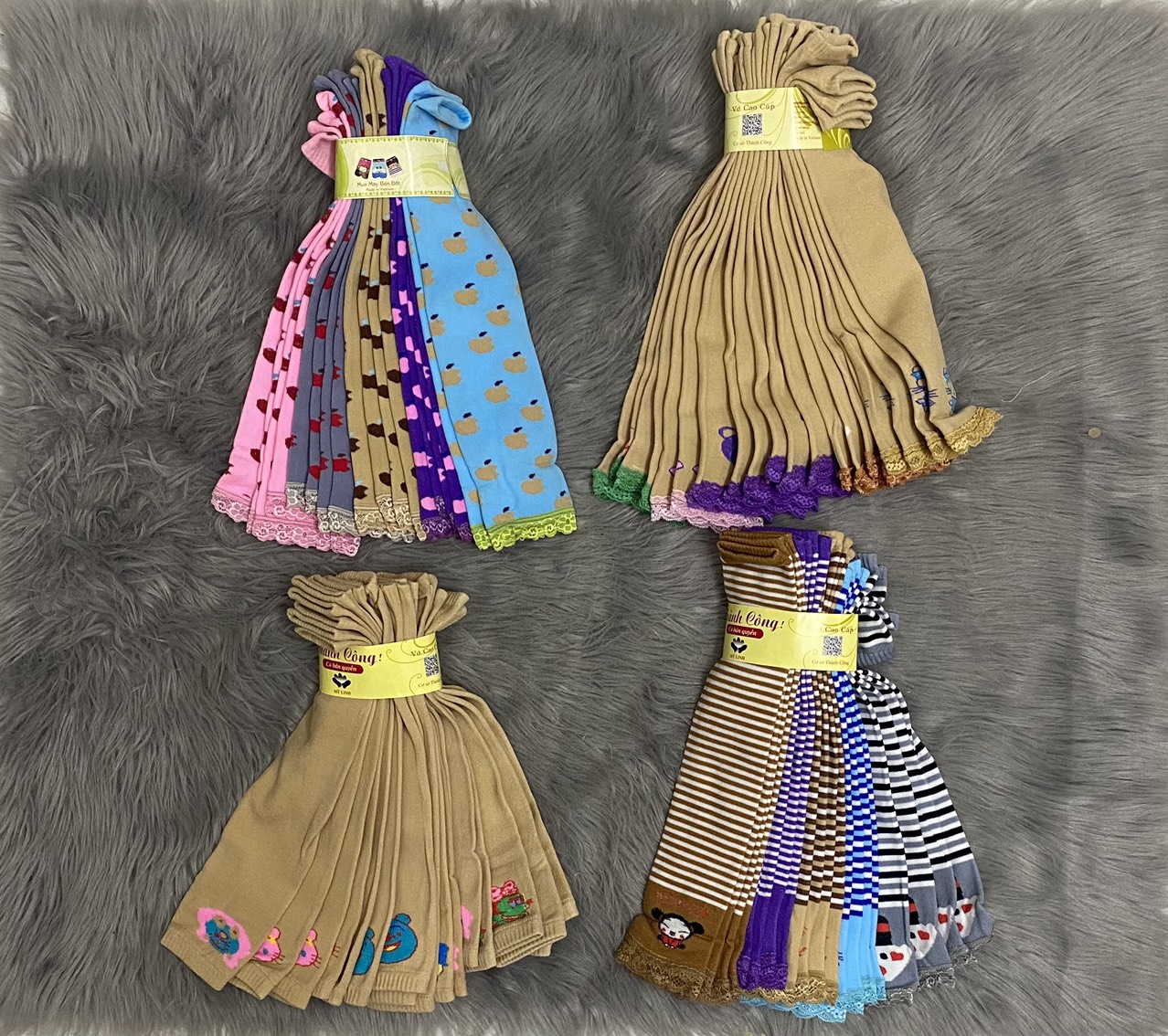 Combo 5 đôi Ống tay chống nắng , thun dày ,100% Cotton , thương hiệu CTY THÀNH CÔNG , ảnh thật , bảo đảm giao đúng thương hiệu