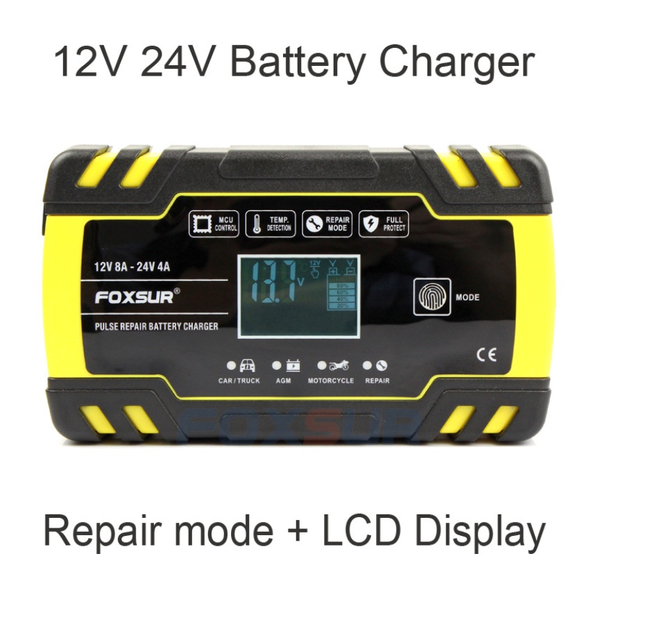 Sạc bình acquy 12V 24V - Sạc bình ắc quy 12V-24V có khử sunfat