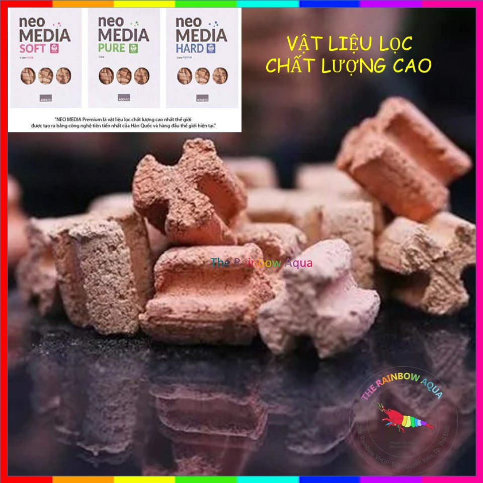 Vật liệu lọc neo media premium - soft/ hard , vật liệu lọc cao cấp