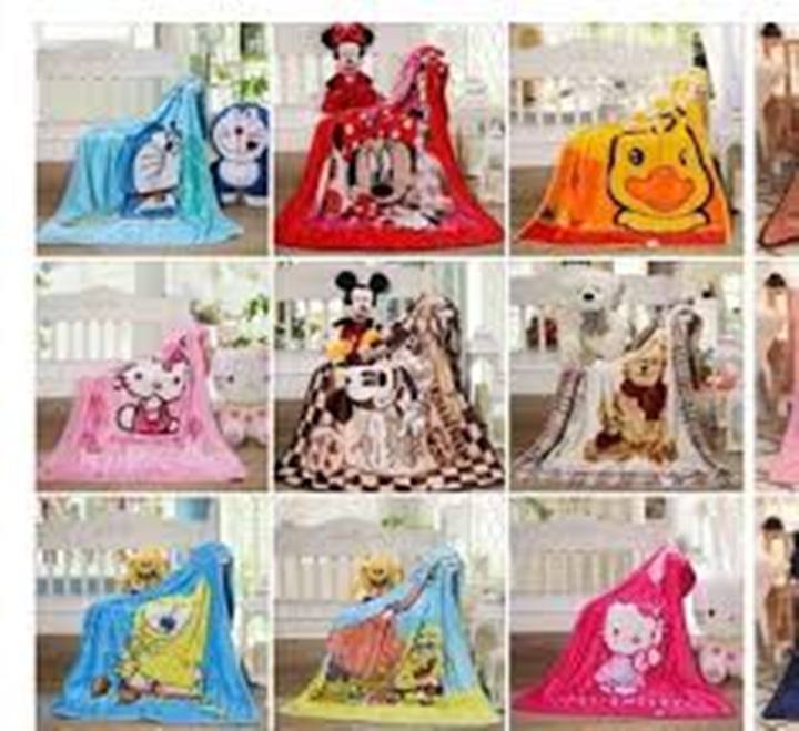 Mền / Chăn Tuyết Nhung Cao Cấp (Lớn & Bé) : Nhiều Hình - Giao Màu Ngẫu Nhiên