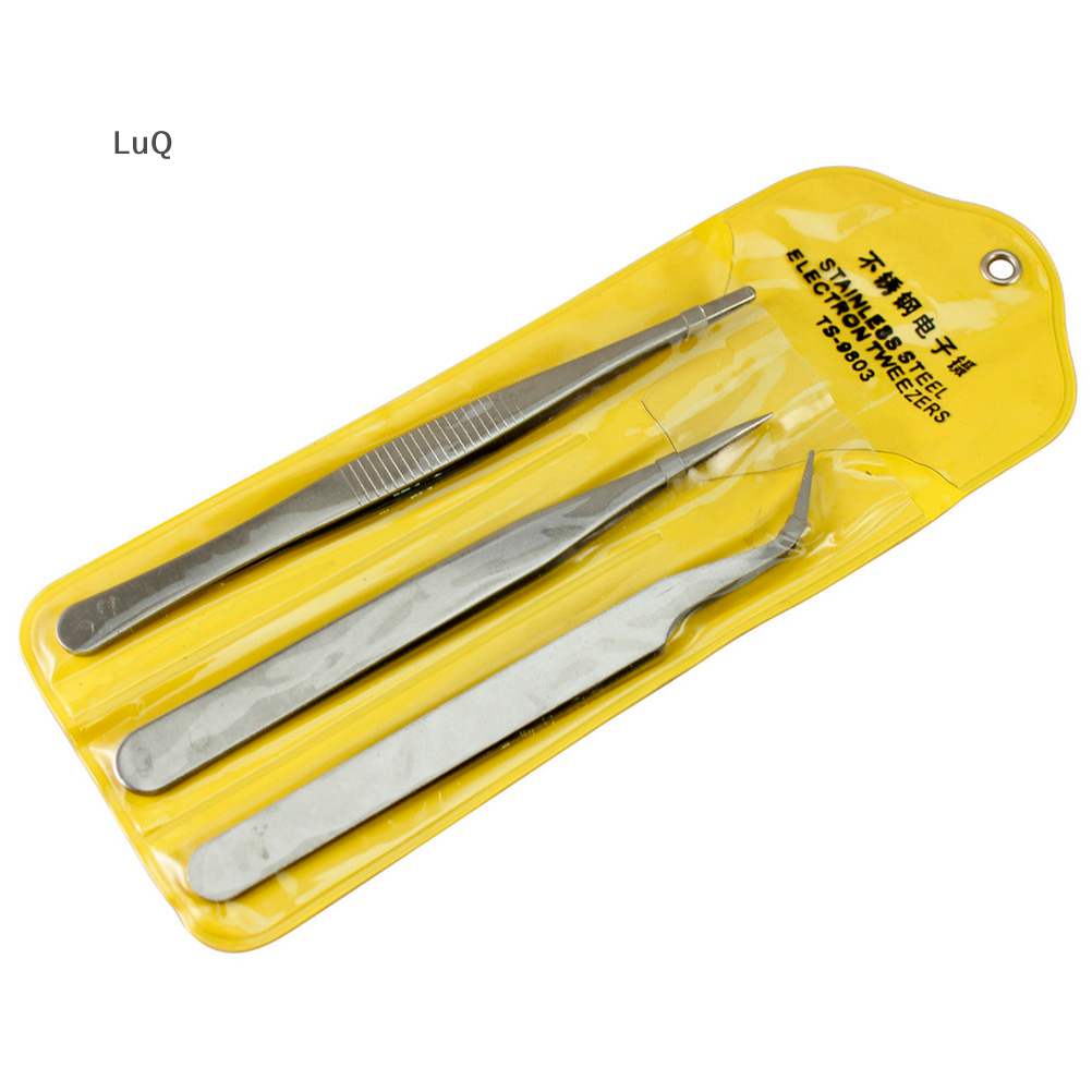 Flash Sale Bộ 3 cây nhíp bằng thép không gỉ mạ niken dùng cho máy máy đo