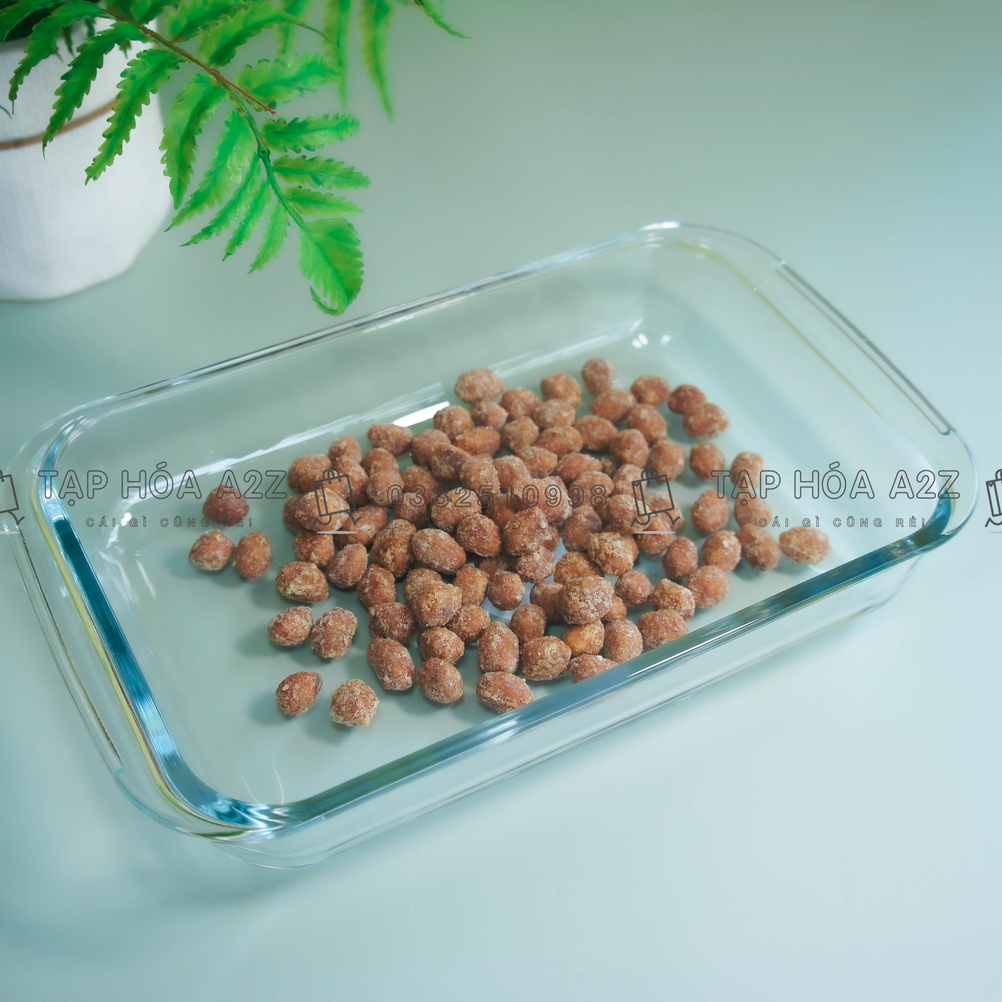 [HÀNG ĐẸP] Khay nướng 1L chịu nhiệt cao, Khay thủy tinh sâu lòng A2Z - K01