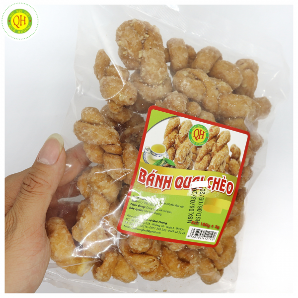Bánh quai chèo, bánh xoắn quẩy Quê Hương gói 180gr