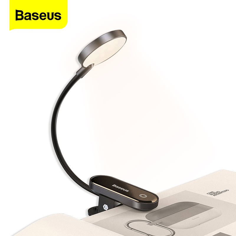 [HCM]Đèn đọc sách dạng kẹp Baseus Mini Clip Lamp DGRAD-0G