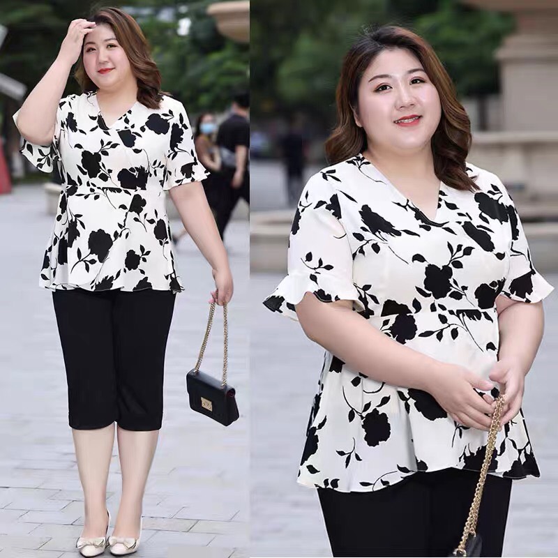 Áo họa tiết trung niên bigsize cao cấp - G30523