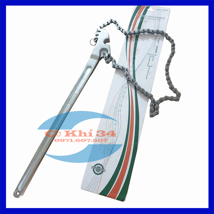 Cờ lê xích, vam tháo lắp mở dầu 600mm fq24''