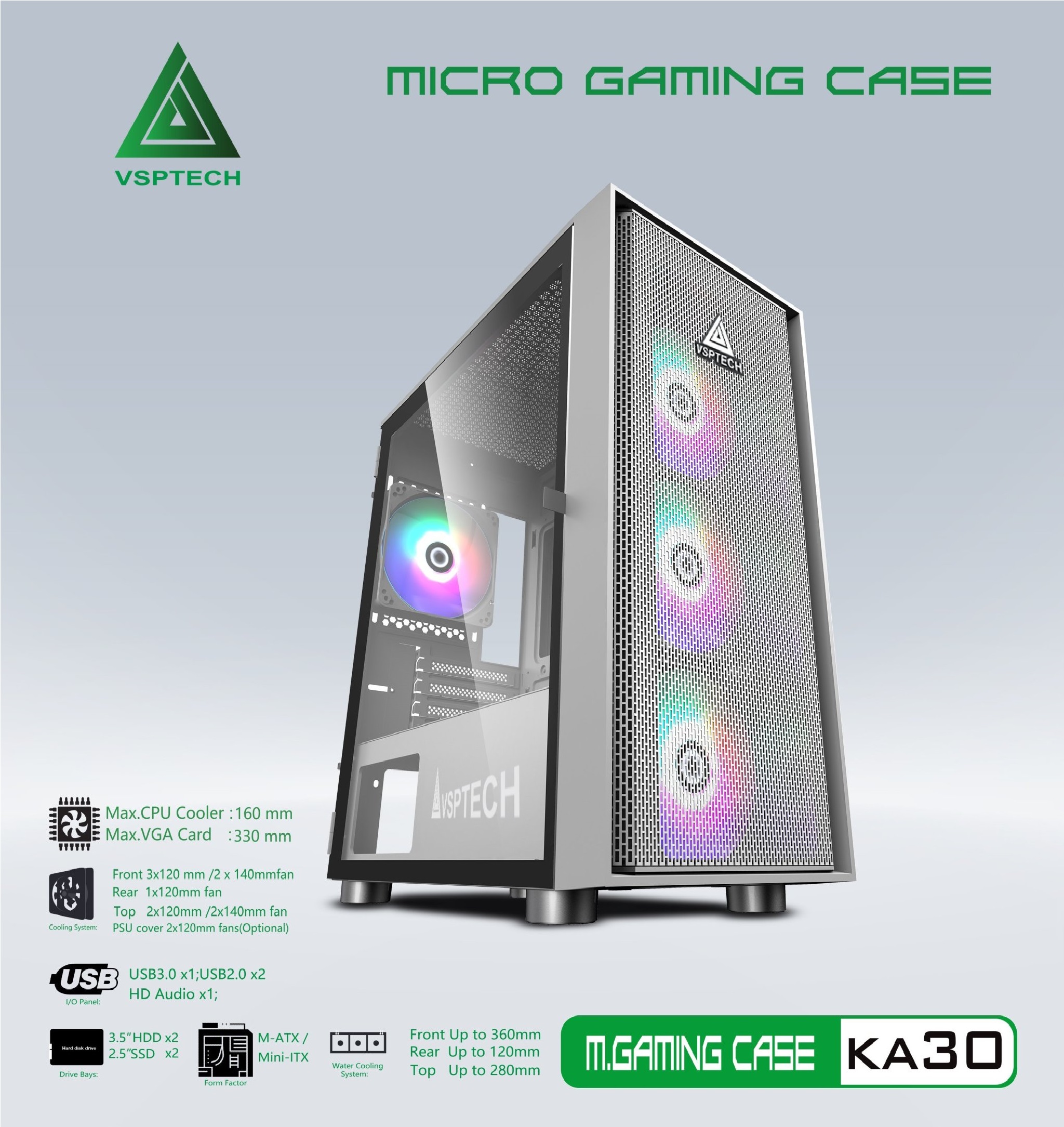 Case gaming vsp ka30 mini tower