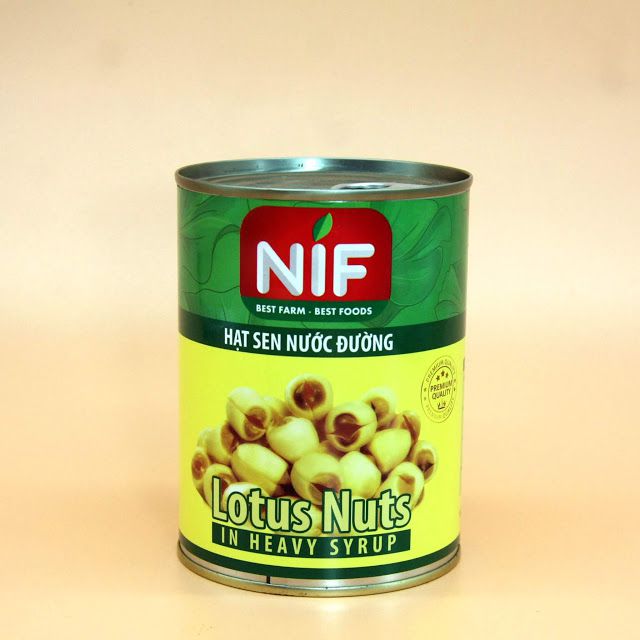 Hạt sen ngâm nước đường NIF 560g