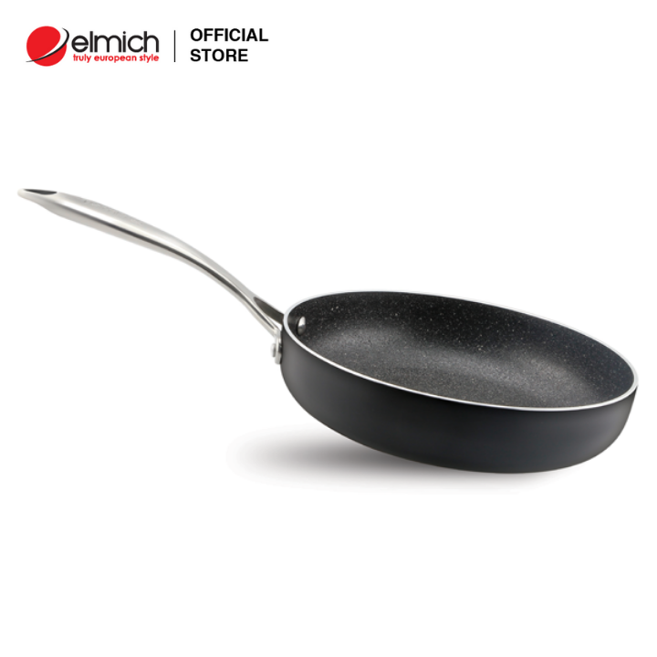 Chảo vân đá tự nhiên chống dính Elmich Opal EL-3805, EL-3806, EL-3807, EL-3808